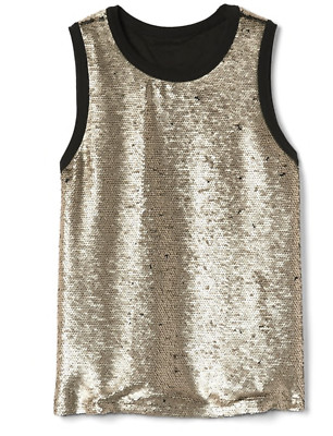 gap sequin top