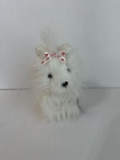Webkinz white Yorkie Dog New with Attached Tag -Unused Code HM070