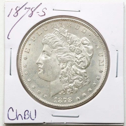 1878-S $1 Morgan Silver Dollar in Choice BU Condition #6508
