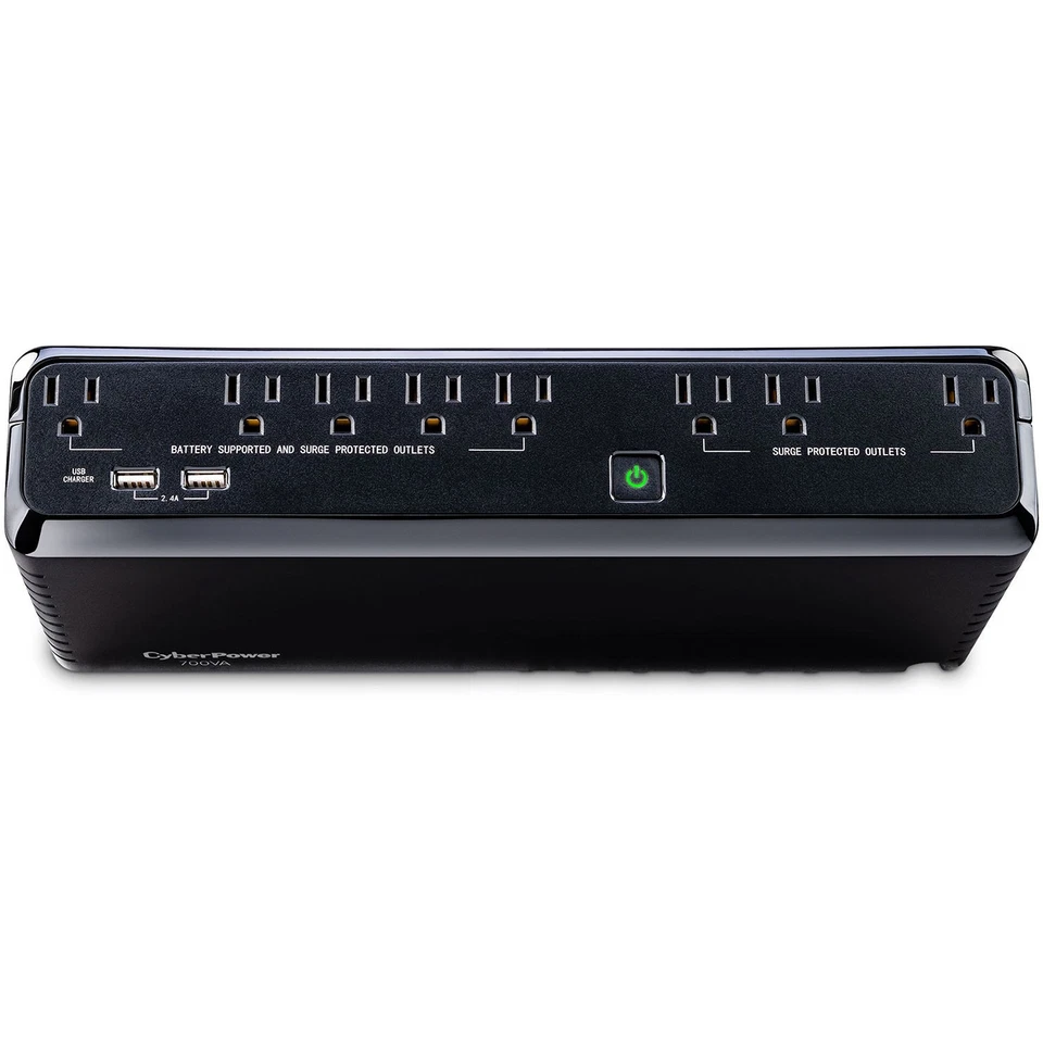 CyberPower SL700U-R 700VA/370W, 8 Outlets UPS System - Certified Refurbished - Image 3 of 4