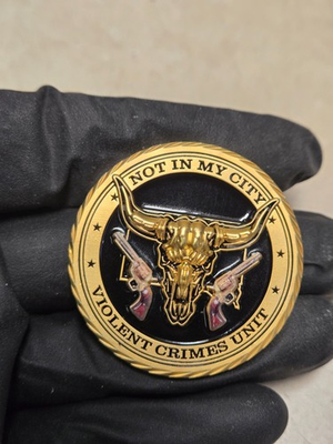 #ad CHALLENGE COIN Sioux Falls South Dakota Police Department Violent Crimes Unit $45.00