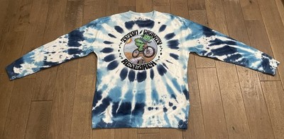 Teton Gravity Research X Grateful Dead Tie Dye Biker Crewneck NWT Jackson Hole
