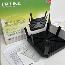 TP-LINK Archer C3200 1300Mbps 4 Port Wireless Tri-Band Router 6 Antennas BOXED