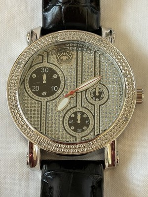Technolink Genuine Diamond Matrix Watch 50mm New Tag Runs