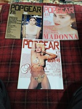 3 of Madonna on Cover Japanese POP GEAR 7/87,4/89,12/92 Magazine Music