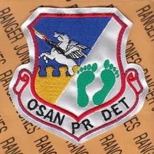 USAF Air Force AFSOC 33rd PARA RESCUE Sq RQS PJ Feet OSAN DET ~4" OCP patch