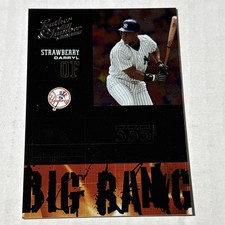 2005 Donruss Darryl Strawberry🔥/2000 Leather & Lumber Big Bang #BB-7 NY Yankees
