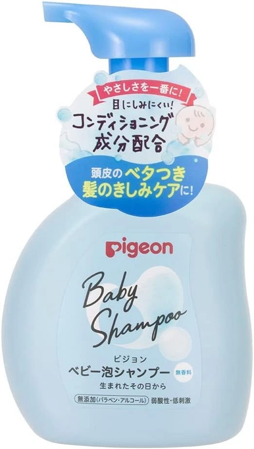 PIGEON Baby Foaming Shampoo, Baby Unscented 350ml Made In Japan