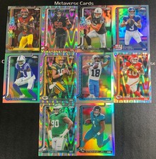 2025 Topps Chrome Raywave Darius Robinson Brock Bowers Jordan Love Lot*10