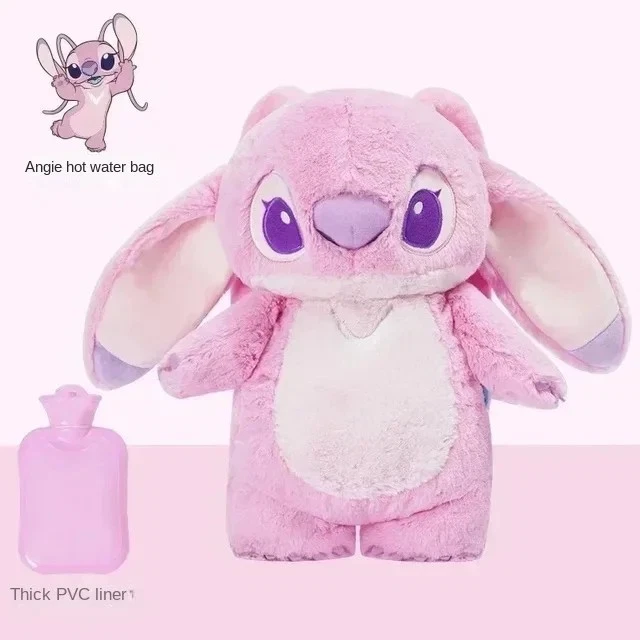 Disney Stitch Angel Winter Plush Hot Water Bottle Hand Warmer Doll Toy Game Gift - Image 3 of 4