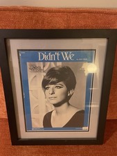 Barbra Streisand (Didn&rsquo;t We) Framed Music Sheet Picture. Vintage. Free Shipping