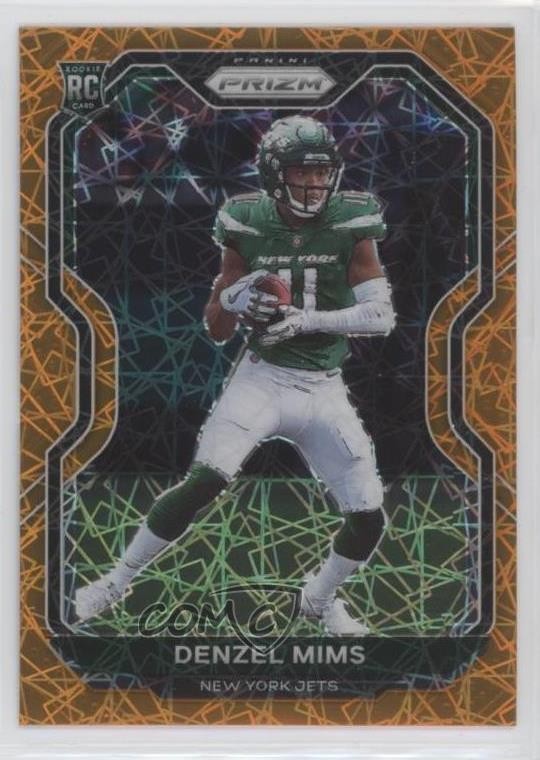 2020 Panini Prizm Rookie Lazer Prizm Denzel Mims #355 00em