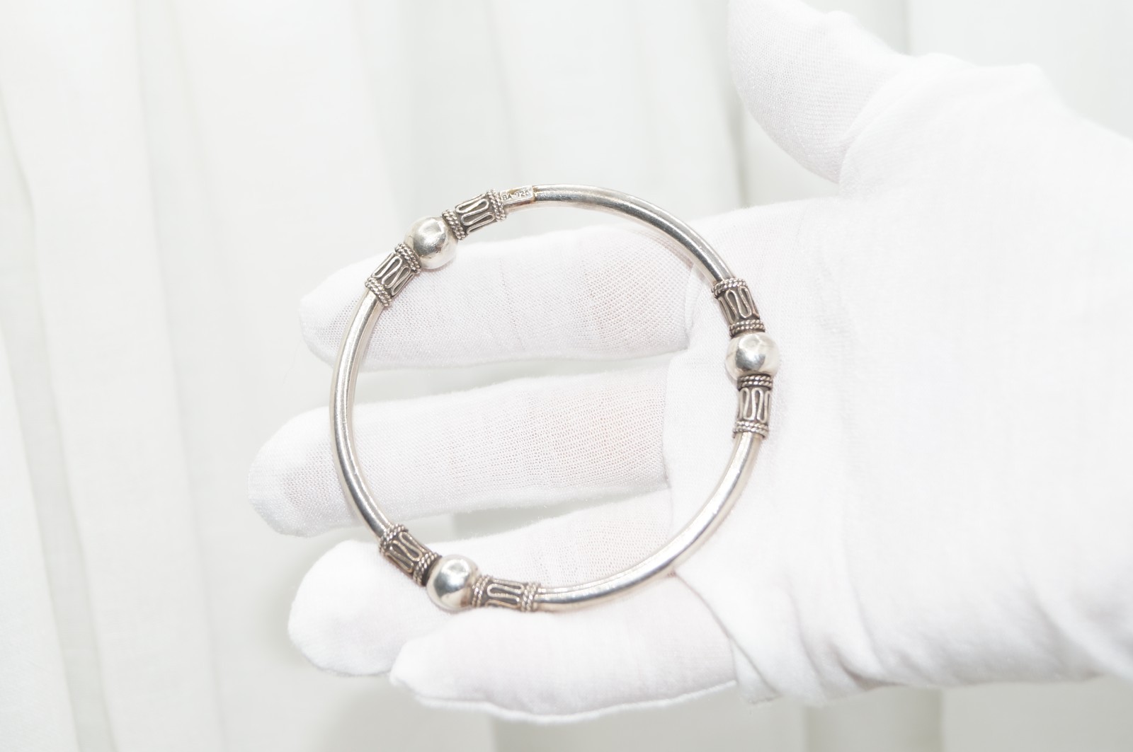 Stackable BA (Indonesia Bali Beaded) Bangle Brace… - image 5