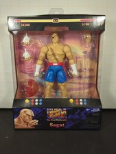 Jada Toys Ultra Street Fighter II The Final Challengers Sagat 8" Action Figure.