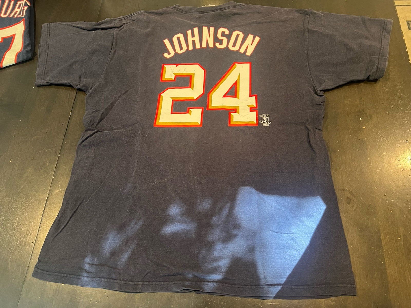 Washington Nationals #24 Nick Johnson T-Shirt Mens XL MLB Majestic Blue