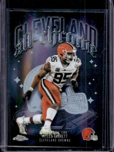 2025 Topps Chrome Myles Garrett Refractor (RAW)