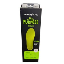 Superfeet All Purpose Wide-Fit Support High Arch Wide C Green M 5.5-7 / W 6.5-8