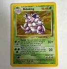 Pokémon TCG WotC Nidoking 11/102 Base Set Holo English Unlimited 1999 Vintage