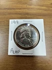 1959 Benjamin Franklin 1/2 Dollar Silver Proof Coin 90 % Silver