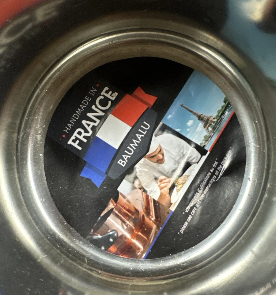 BAUMALU гладкий 2 мм медный соус кастрюля 3 чашки с носиком Эльзас Франция новый - Изображение 3 из 4