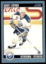 1992-93 Score Canadian Grant Ledyard Buffalo Sabres #358
