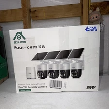 SOLIOM Security Cameras Wireless Outdoor,8MP  HD Four-cam-kit SH802