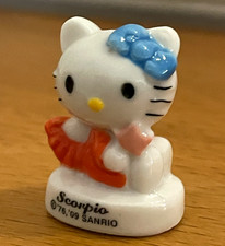 Jolie Fève Chat Hello Kitty Zodiaque SCORPIO ❤️ Galette des rois French charm