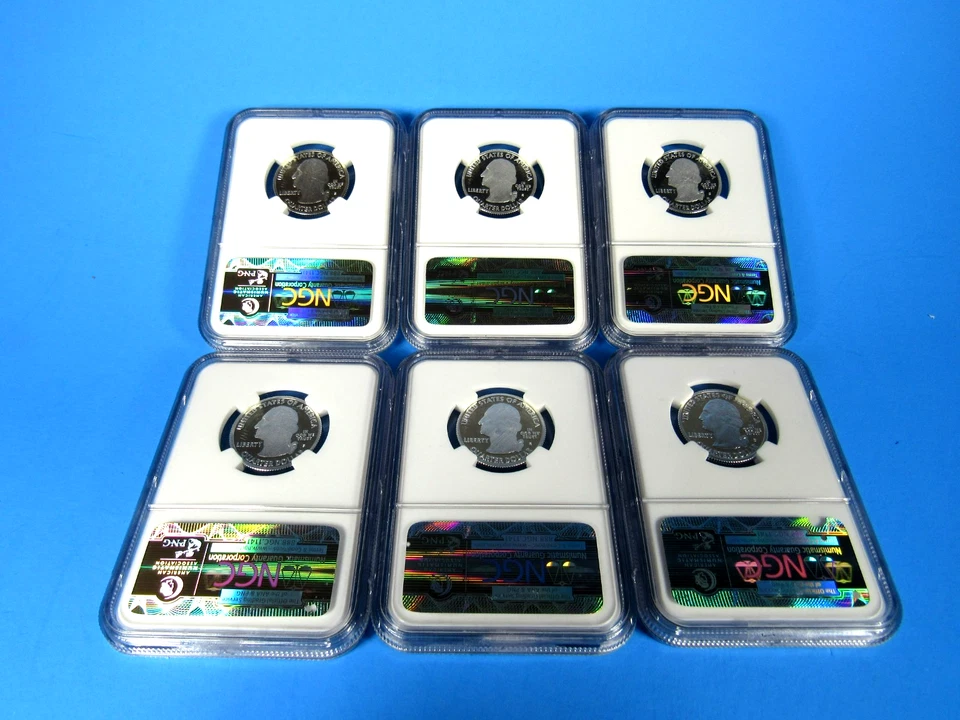 2009 S , 6-Coin Set, Silver Proof, District and Territories   NGC  Pf 70 Ucam - Image 3 of 4