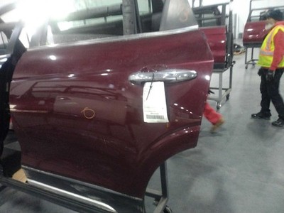 2014 Honda Crosstour Left Door Maroon Good Condition No Rust 310763
