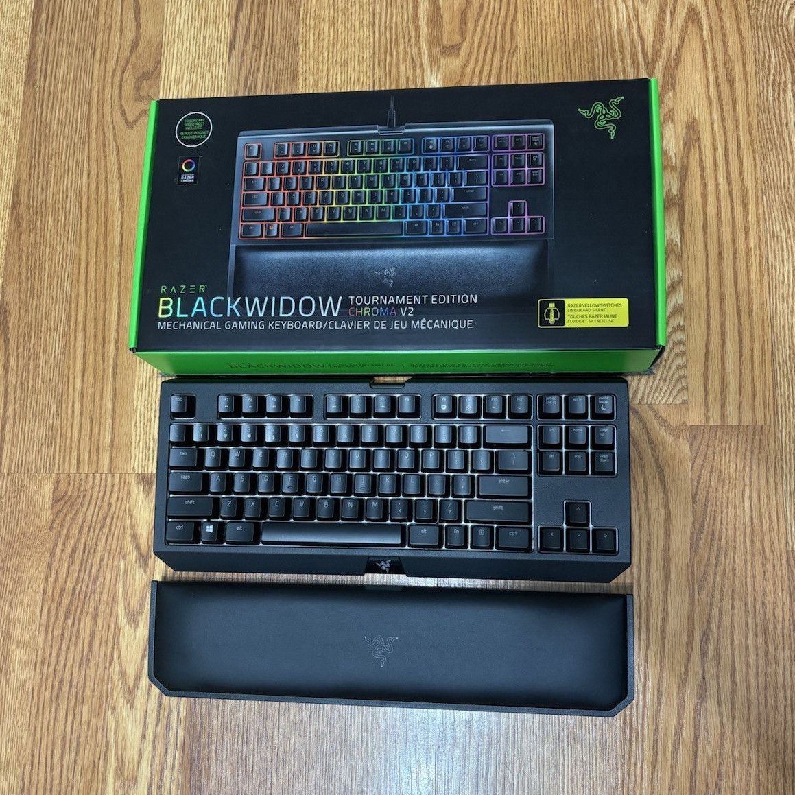Razer BlackWidow Tournament Edition Chroma V2 Yellow Switch 