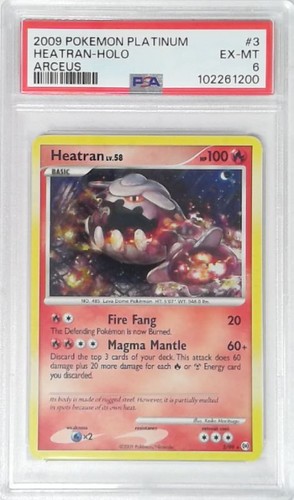 Heatran graded PSA 6 for sale on eBay