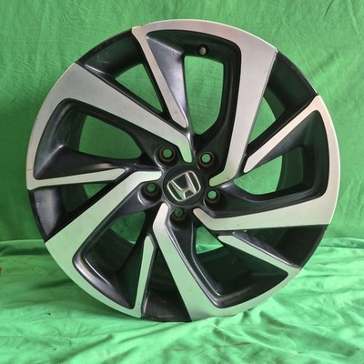 16-22 HONDA HRV WHEEL 18x7.5 ALLOY 10 Spiral-Spoke Machined & Black 42700T7WAF1