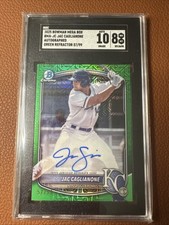 2025 Bowman Chrome Mega Box Jac Caglianone Auto Green /99 SGC 10/8