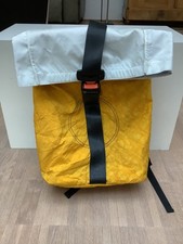 Airpaq  Rolltop Rucksack Gelb Weiß 14 bis 21 Liter