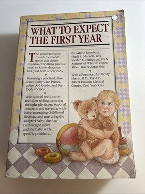 What to Expect the First Year-Arlene Eisenberg SC abx
