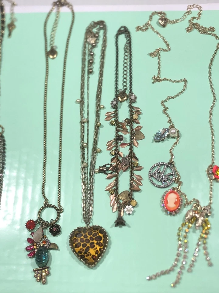 Lote De 8 Collares Betsey Johnson Vintage’s  Foto 2 de 4