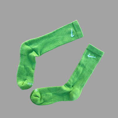 bright green nike socks
