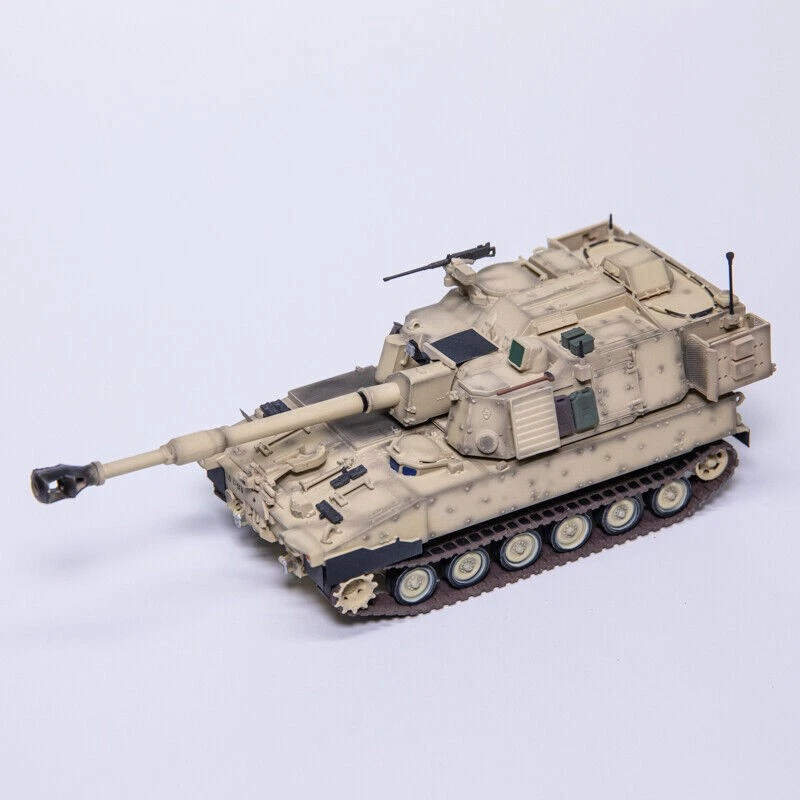1/72 T-MODEL M109A7 Self-propelled Howitzer+Ammunition Vehicle Sand Color Model - Image 2 of 4