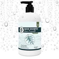 Neem Scalp Shampoo 16 Ounce - Pure Organic Neem