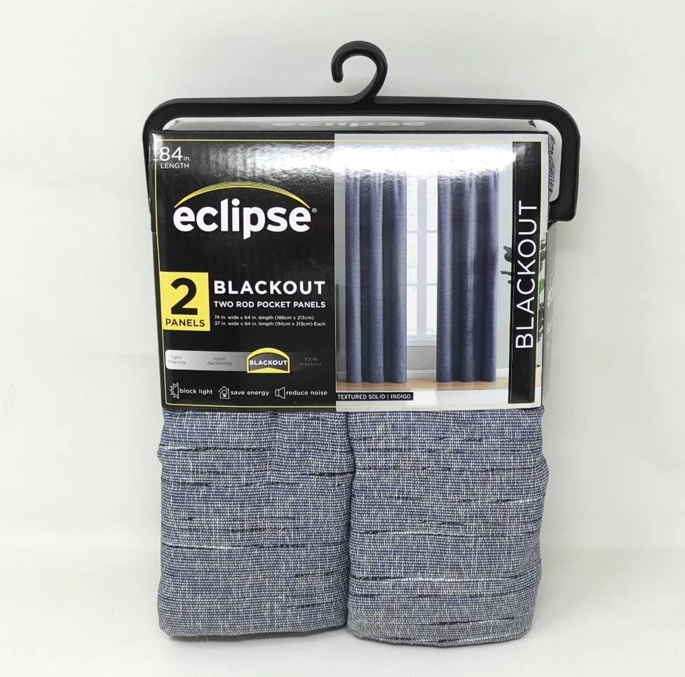 Eclipse Tricia Sangria Solid Polyester 52 In. W X 95 In. L Room Darkening Single Rod Pocket Curtain Panel 14378052095san