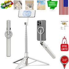 Portable 68" Tripod with Aluminum Magnetic Mount Built-in Remote Control