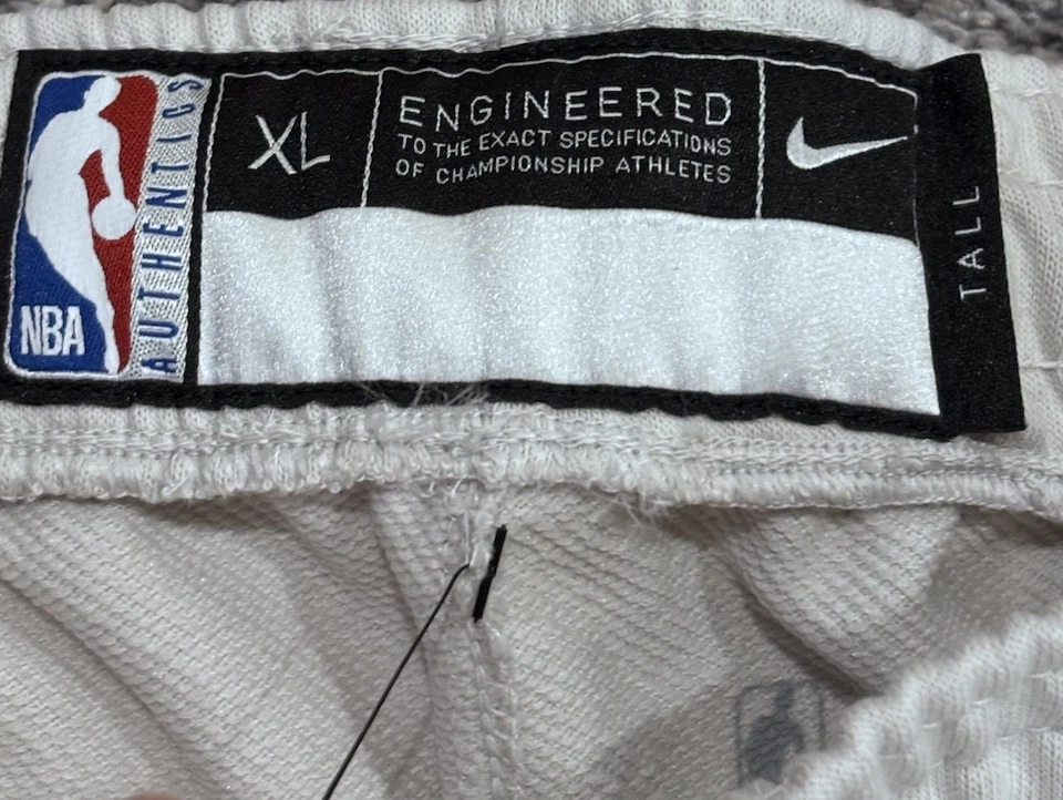 Pantalones deportivos Nike edición estándar NBA Brooklyn Nets CU4617-072 NUEVOS CON ETIQUETAS beige para hombre XLT Foto 3 de 4