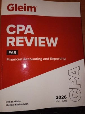 Gleim CPA Review 2026 FAR