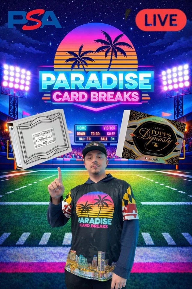 PARADISE CARD BREAKS LIVE AT THE NATIONAL!