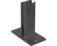 PfostenträGer FüR Doppelstabmatten-Zaunpfosten, 60 X 40 Mm, Anthrazit