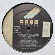 Vanessa Williams The Look 12" Vinyl Record Single