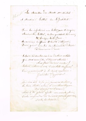 COTTIN AUFSTÄNDISCHE VON 1830 GEFANGEN AUF DEM MONT SAINT MICHEL GESANG MIT EMILE LITTRE