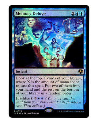 MTG | Memory Deluge | Innistrad Remastered | Foil | NM | EN