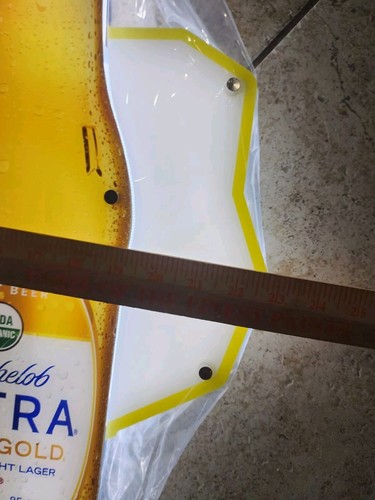 MICHELOB ULTRA GOLD TEXAS STATE LED BEER BAR SIGN GARAGE LONE STAR NEW 24'x23' - Picture 3 of 5