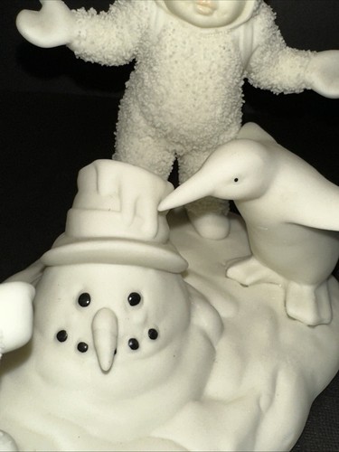 Vintage 1990er Abt. 56 Snowbabies Where Did He Go Figur 6" x 4" - Bild 4 von 7